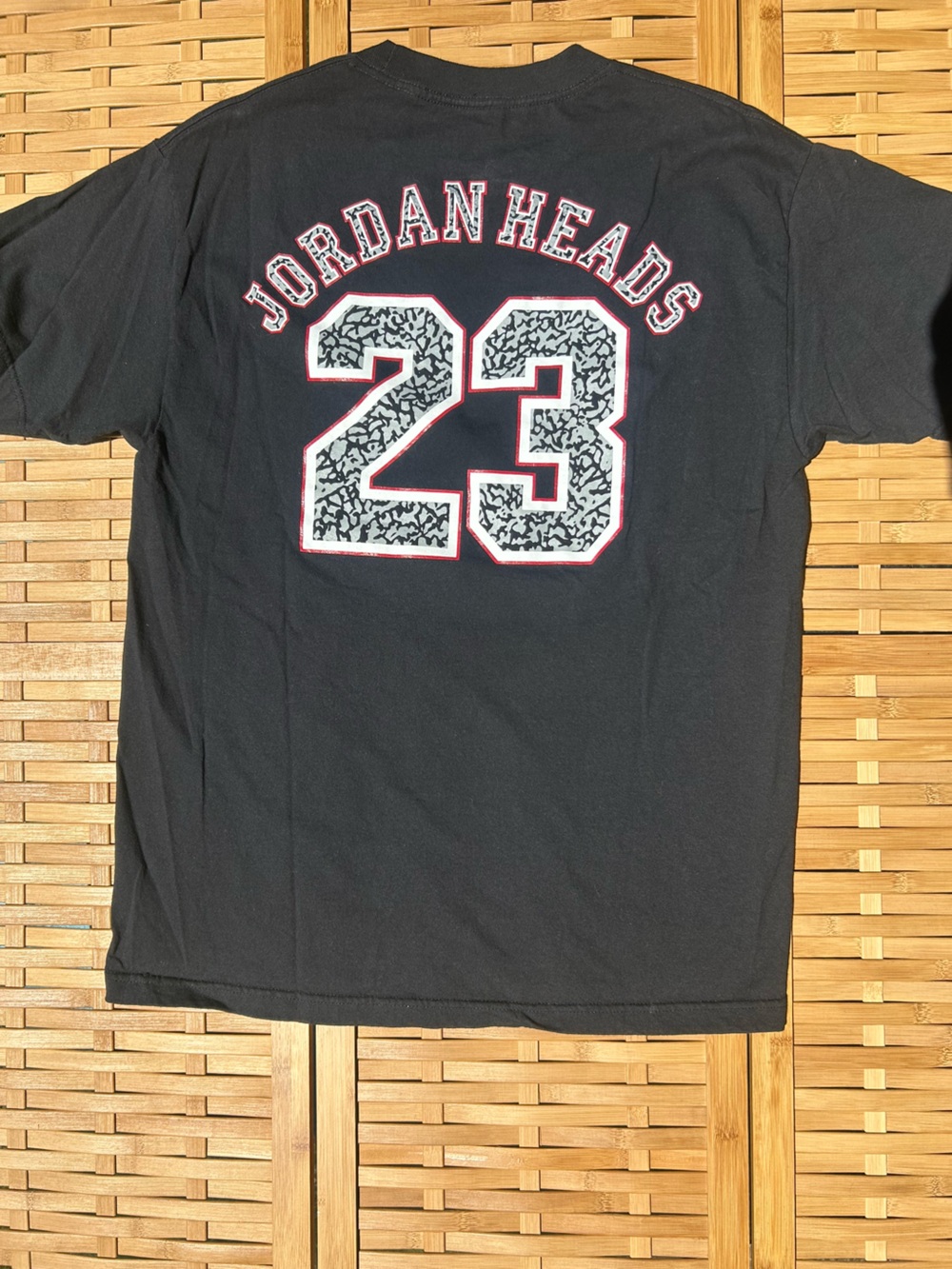 🔥3/$8- Jordan Heads Black & Red Graphic Tee - Unbranded - Picture 8 of 9